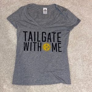NWOT Steelers tailgate shirt Victoria’sSecret pink
